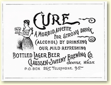 Claussen-Sweeney ad, c.1890 - image