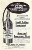 1911 ad for Acme Beer -  image