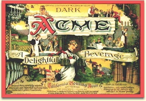 Acme Beverage Dark c.1918