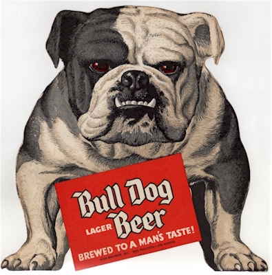 Bull Dog Lager Beer ad - image