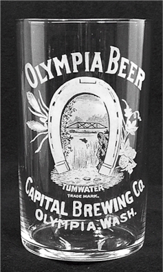 Capital Brewing Co. etched glass