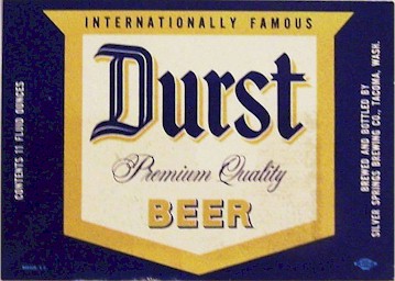 Durst Beer label, Tacoma - image