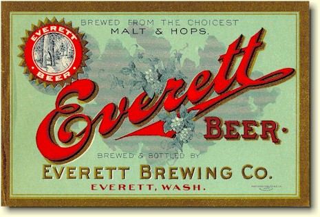 Everett Beer label, c.1905 - image