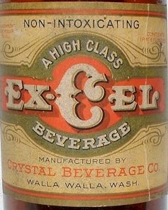 ExCel near beer label, c.1920 - image