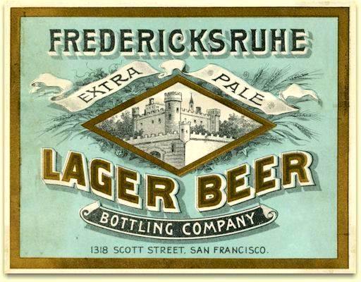 Fredericksruhe Lager Beer label