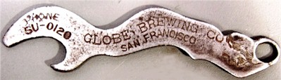Globe Beer bottle opener - image