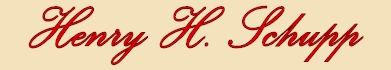 Henry H. Schupp, header- graphic