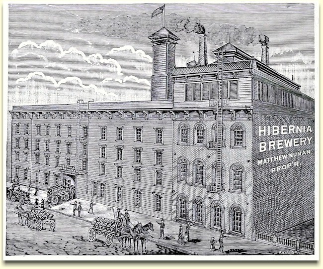 Hibernia Brewery drawing ca. 1899