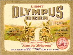 Olmpus Beer label