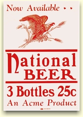 National Beer poster