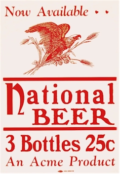 National Beer poster - image