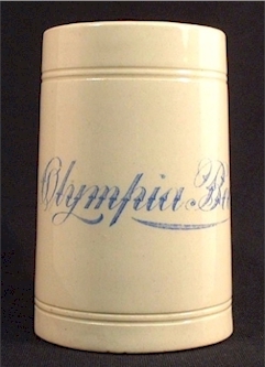 Olympia Beer stein c.1905