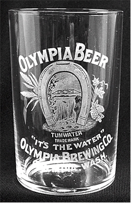 Olympia etched glass, c.1905
