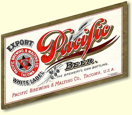 PB&M Export Beer label