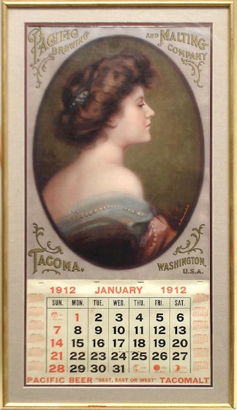 Pacific B&M, 1912 calendar - image
