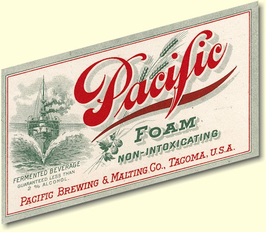 Pacific Foam a PB&MCo. Prohibition label