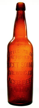 Puget Sound Brewing Co. quart beer bottle