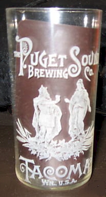 Puget Sound Brg. Co. etched glass - image