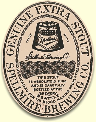 Spellmire's Genuine Extra Stout label c.1908