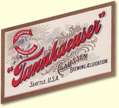 Tannheauser Beer label - image