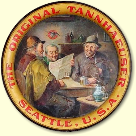 Orig. Tannhauser Beer tray, Seattle - image