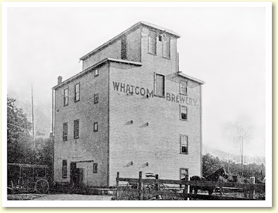 Whatcom Brewery, c.1900 - image