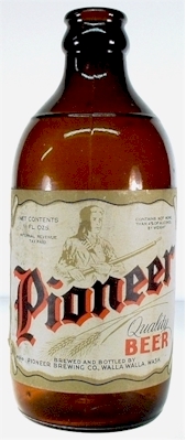 Pioneer Beer bottle, Walla Walla, c.1946