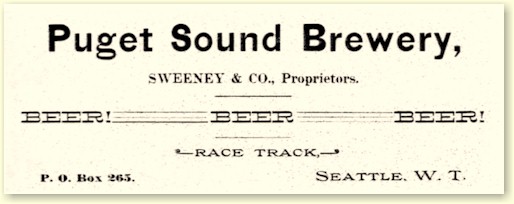 Puget Sound Brewery ad c.1885 - image