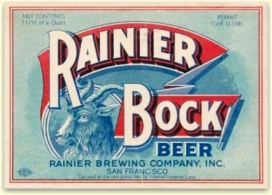 first Rainier Bock, Jan. 1934 - image