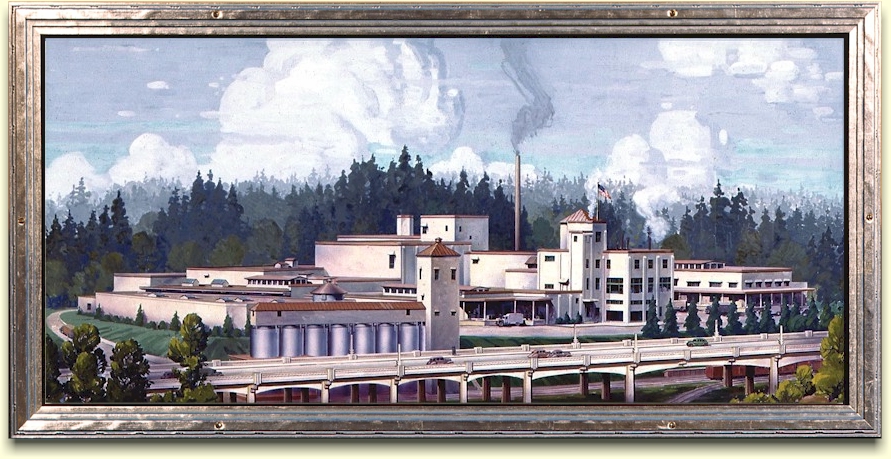 Olympia Brewery painting c.1938