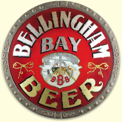 R.O.G.  Bellingham Bay Beer sign