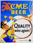 Acme poster 1940 Quality Wins Again