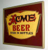 Acme Beer - Iced in Bottles decal, ca.1938