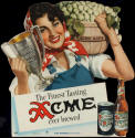 1948 die-cut Acme Beer sign