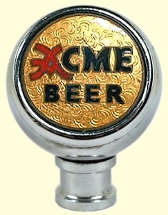 Acme ball tap knob with crome body