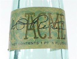Acme Beer neck label, c.1915 -  image