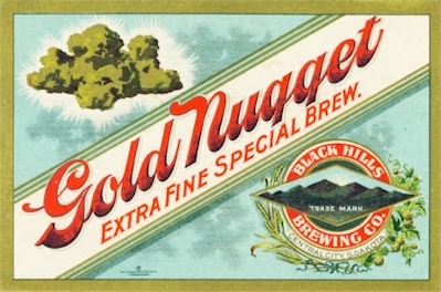 Gold Nugget Beer label - image