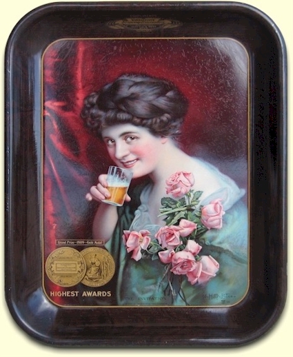 Claussen Brg. Assn. A-Y-P Expo. tray, ca. 1911