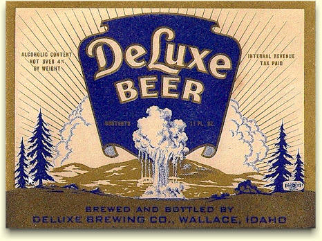 DeLuxe Beer label, ca.1946