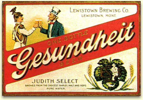 Gesundheit label ca.1914