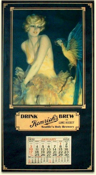 Hemrich's 1932 calendar - image