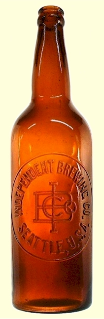 Independent Brg. Co. embossed bottle