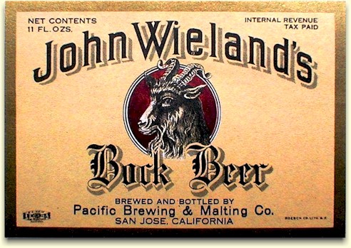 Wieland's Bock Beer label