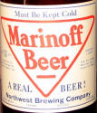 Marinoff qt. Beer label, Tacoma - image