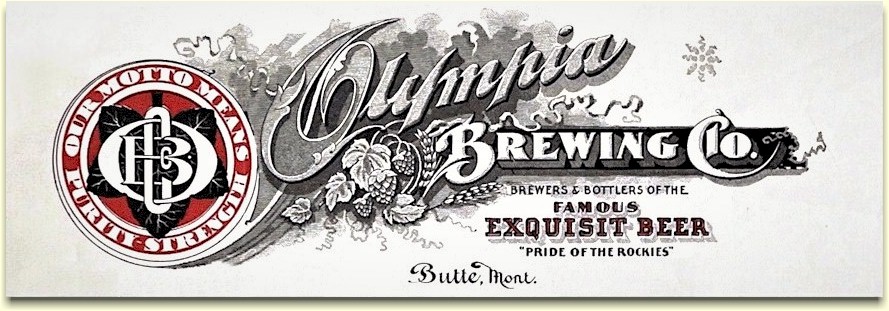 Olympia Brewing Co. letterhead ca.1911