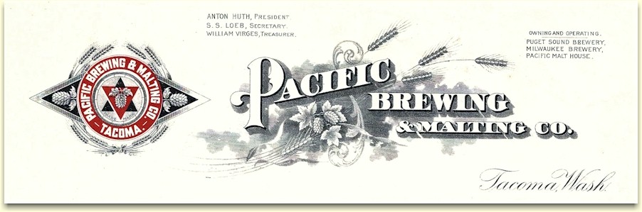 Pacific Brg. & Mltg. letterhead, c.1901