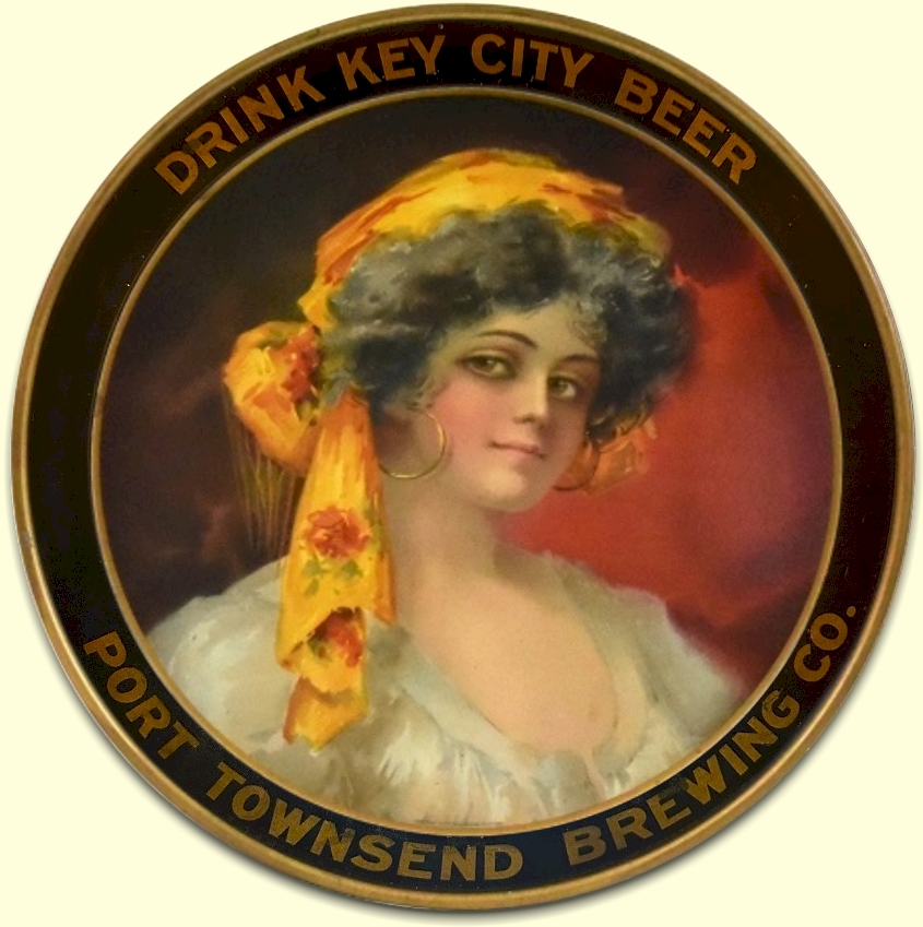Port Townsend beer tray by Shonk titled Gypsey
