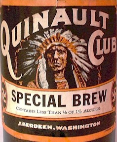 Quinalt Club's Special Brew label - image