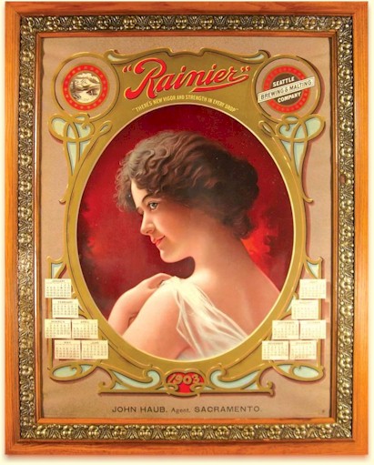 Rainier poster for 1903 from Sacramento - image
