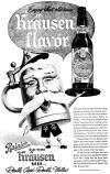 Rainier Old Time Krausen Beer ad, c.1951 - image